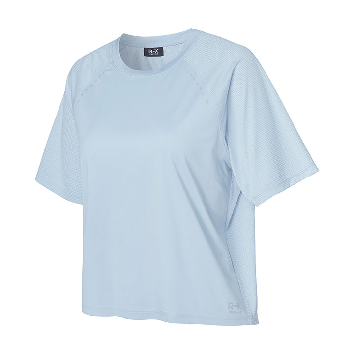 RX Free Runner Men's Mesh Short Sleeve T-Shirt - Lightweight Breathable Running Top for Jogging & Gym Workouts