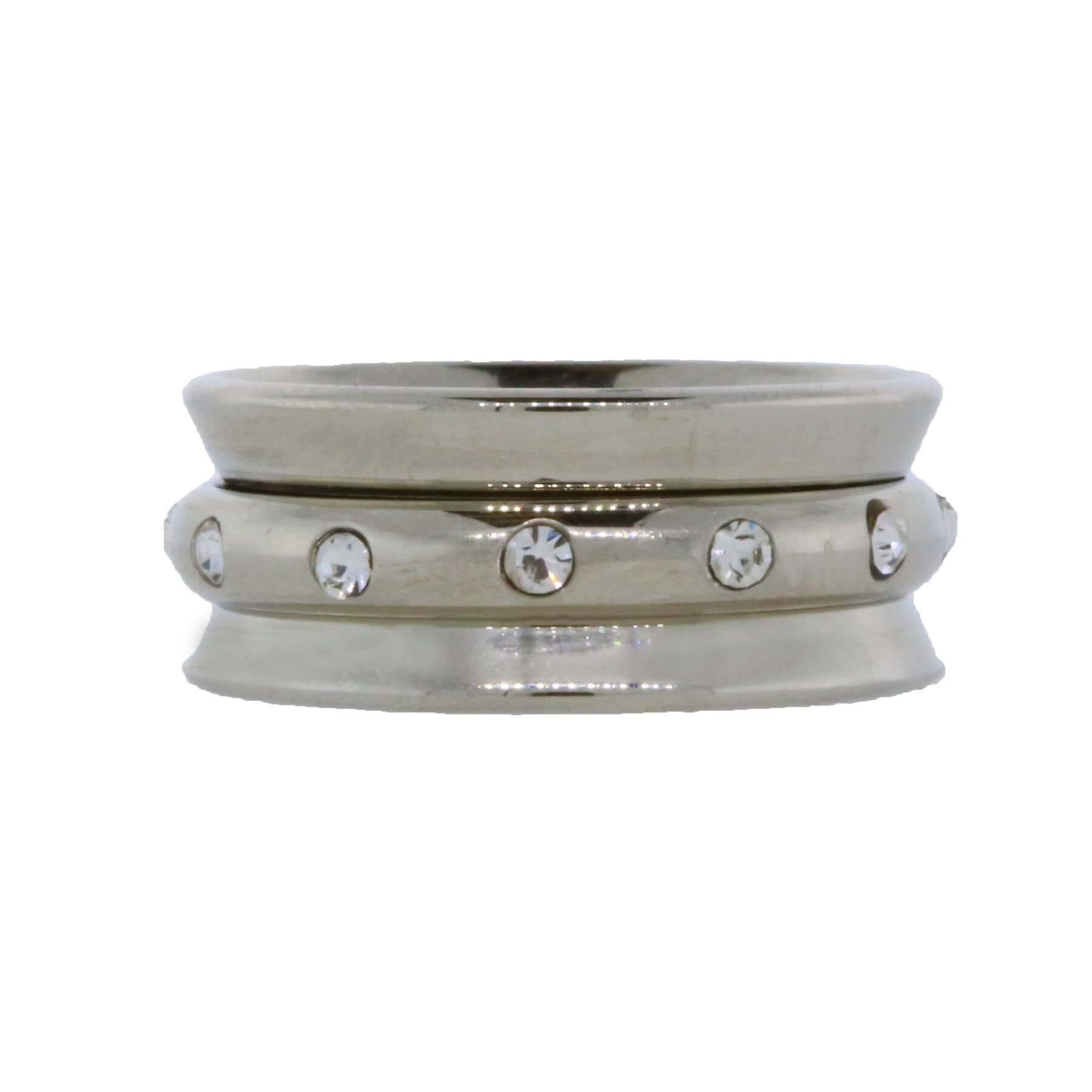 1928 Crystal Anxiety Spinner Ring for Women - Stress Relief Fidget Jewelry for Anxiety, ADHD, OCD - Elegant Spinner Band for Relaxation & Focus at Work, School or Home