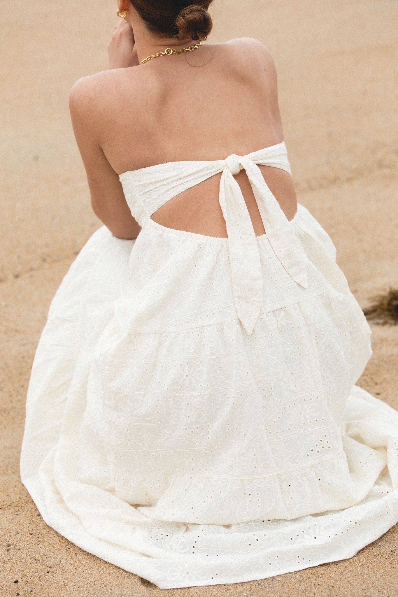 Winona Strapless Maxi Dress for Women - Elegant Summer Beach Wedding Party Dress - Perfect for Vacations, Date Nights & Special Occasions