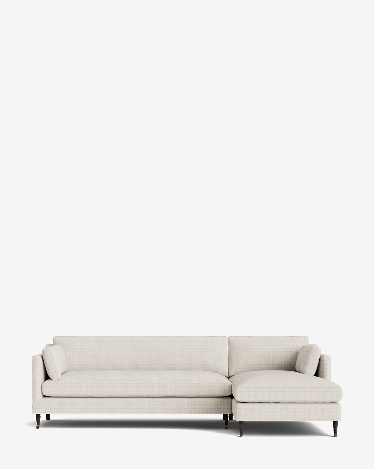 Ivory Windowpane Wovens