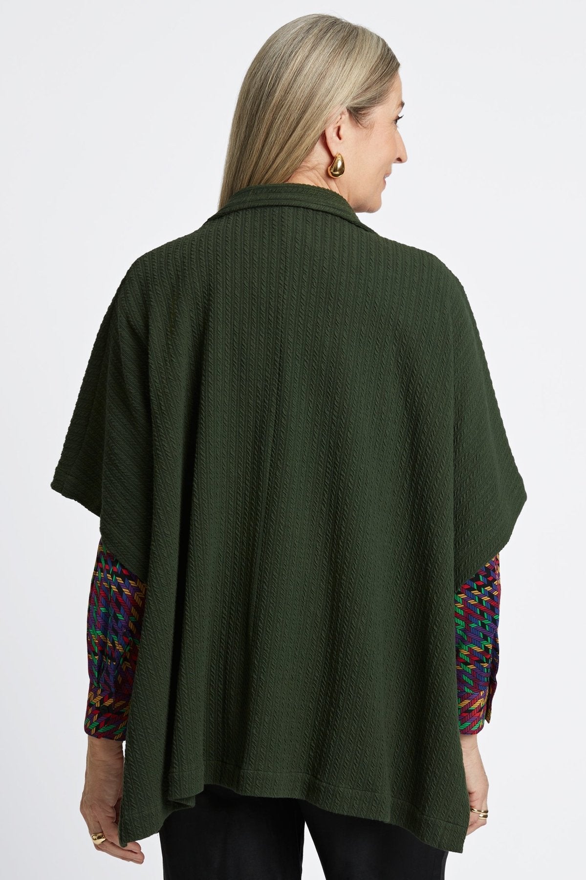 Aspyn Cable Knit Cape Tunic Sweater for Women - Cozy Winter Pullover with Hood - Perfect for Casual Outings, Office Wear & Holiday Outfits