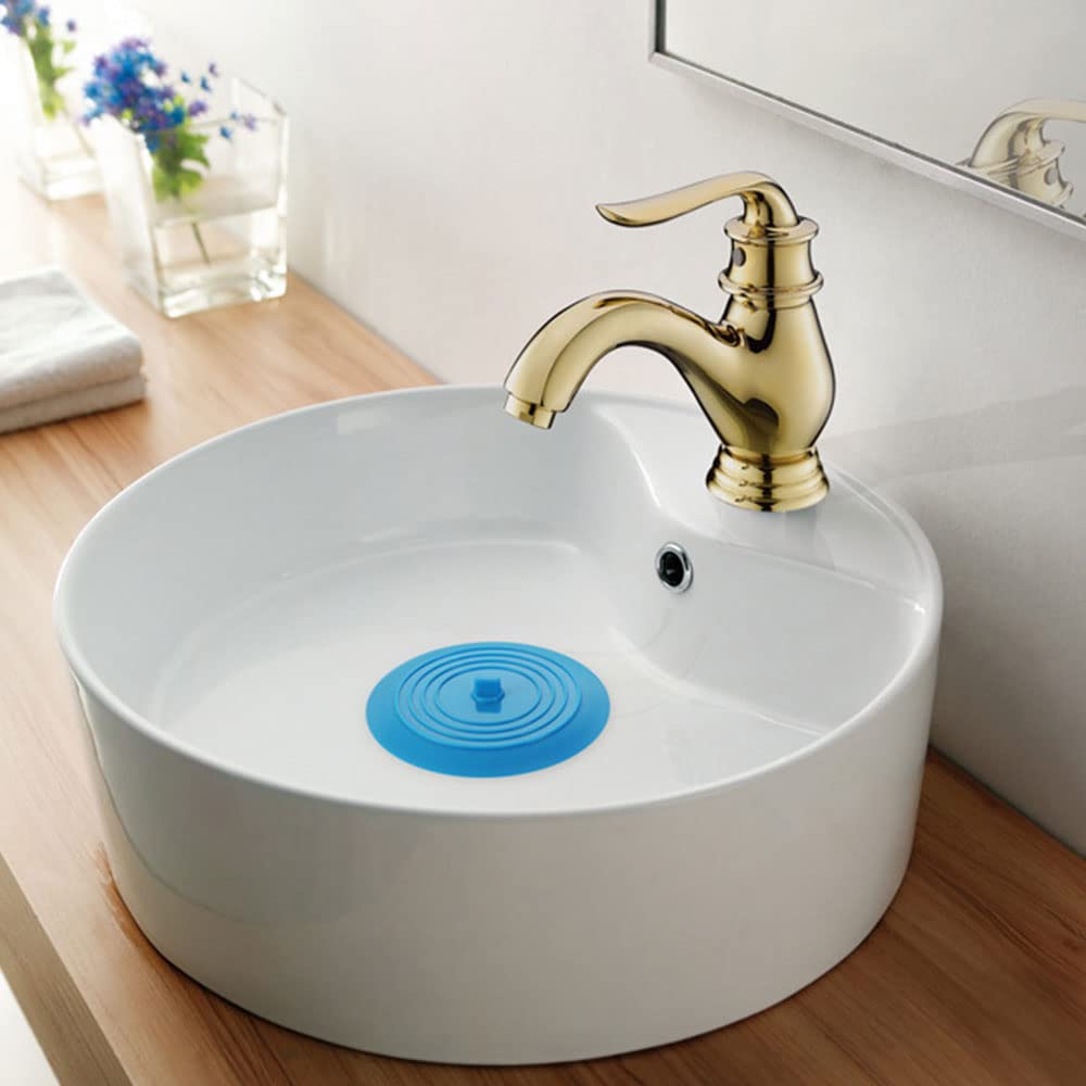 6 Inch Silicone Kitchen Sink Stopper - Large Drain Plug with Flat Suction Cover for Hair Clog Prevention - Perfect for Kitchen, Bathroom & Laundry Sink Accessories (Durable, Non-Slip Design for Daily Use)