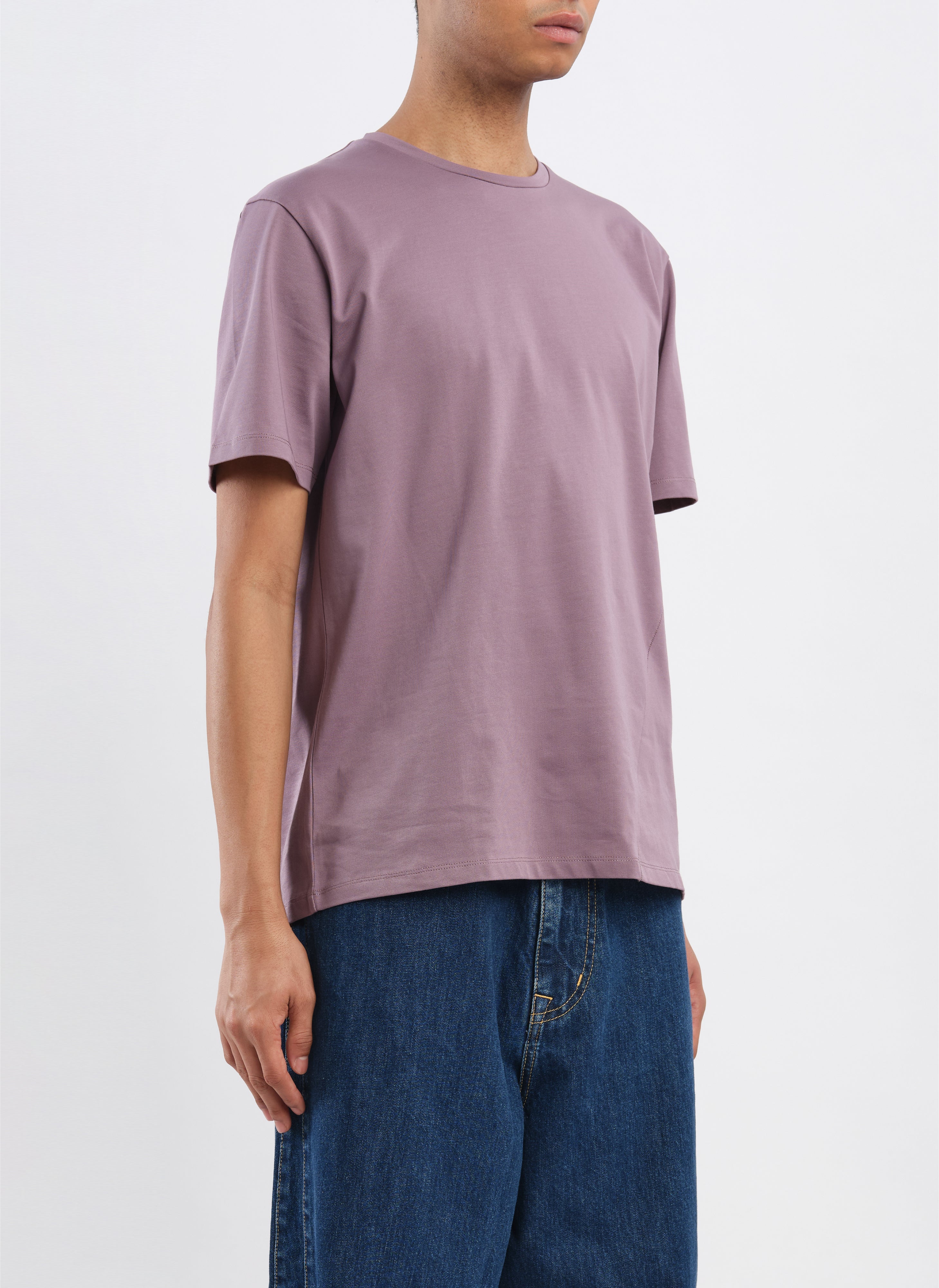Premium Mercerized Cotton T-Shirt (T01) - Soft Breathable Tee for Men & Women - Perfect for Casual Wear, Layering & Everyday Comfort
