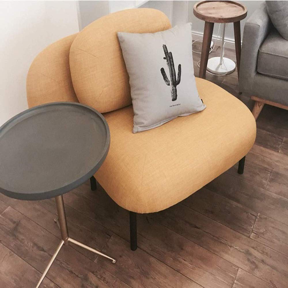 Rustic Wooden 3-Leg Round Coffee Table - Mid Century Modern Nightstand for Bedroom, Bedside Table, Side Desk & Living Room Accent | Perfect for Small Spaces, Studio Apartments & Cozy Home Decor