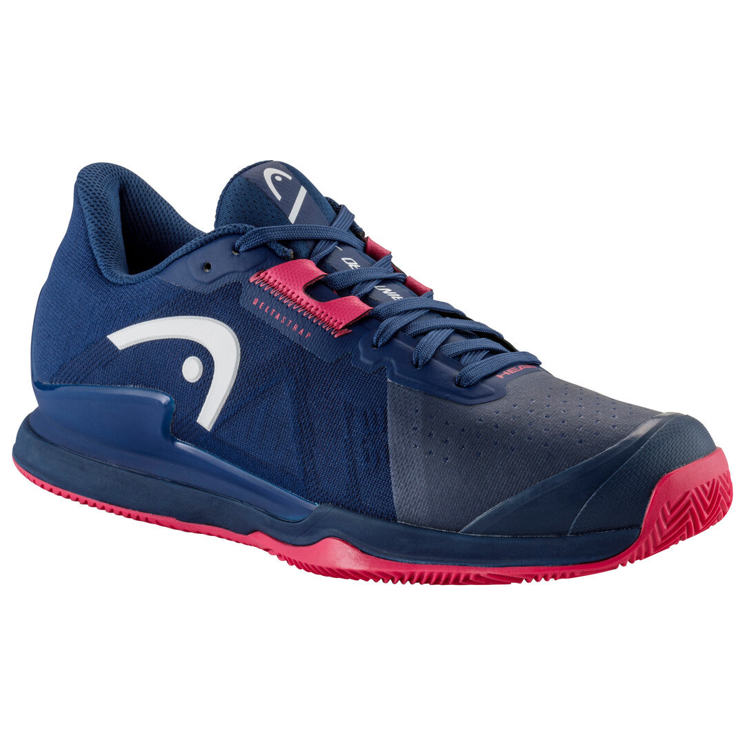 Head Sprint Pro 3.5 Clay Women's Tennis Shoes - Navy Blue | Lightweight & Durable Court Shoes for Clay Courts | Perfect for Competitive Play & Training Sessions