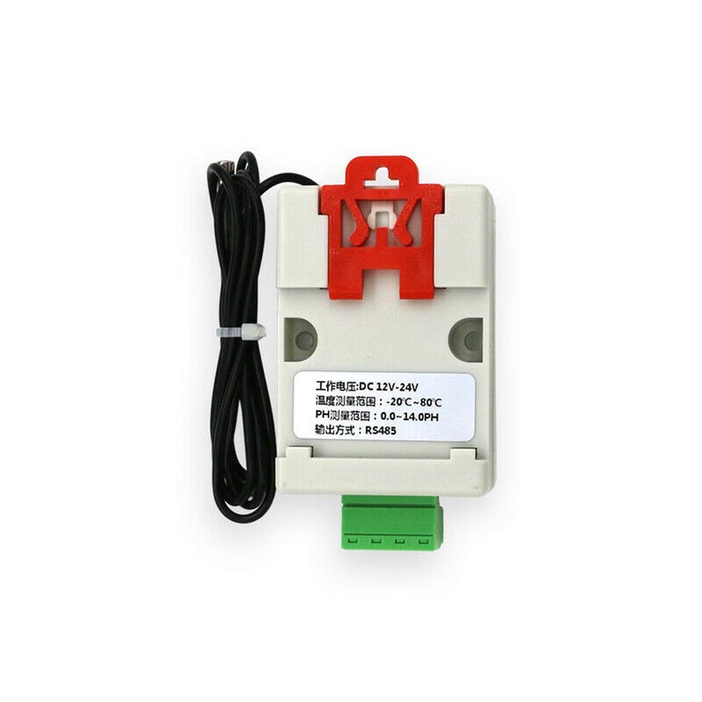 High Precision PH Temperature Transmitter Sensor Module with RS485/4-20mA/0-10V/0-5V Output - Ideal for Water Quality Monitoring, Aquaculture & Industrial Process Control