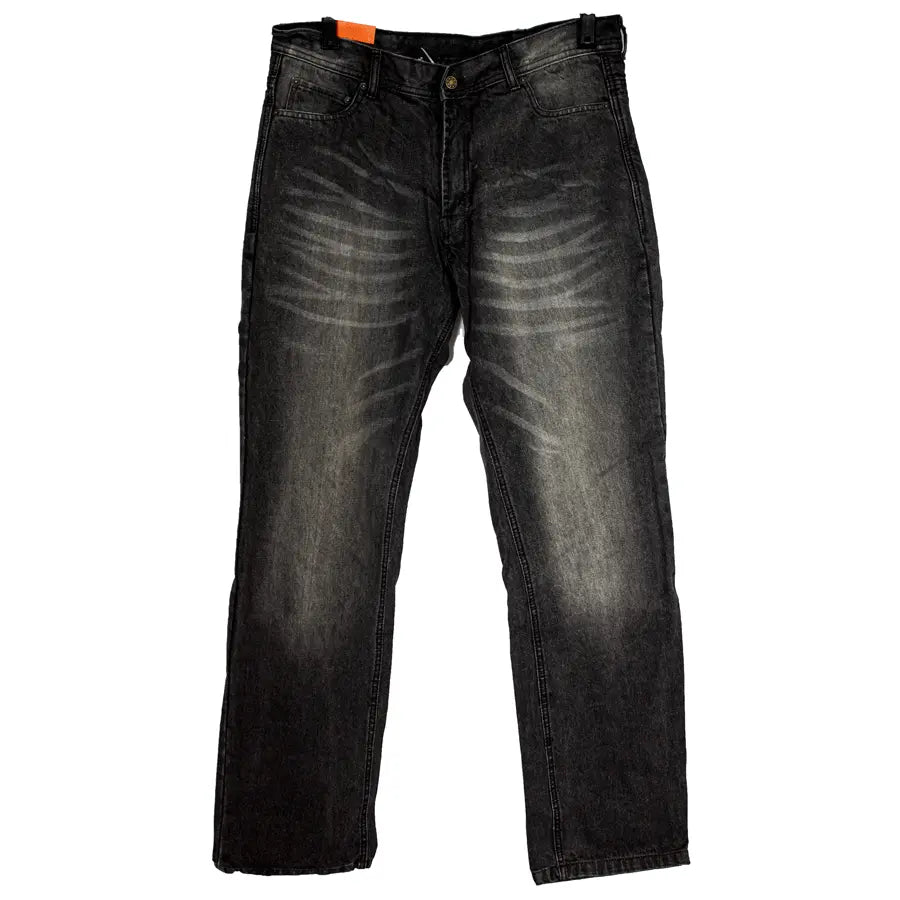 Milwaukee Leather Men's Reinforced Denim Jeans - Durable Work Pants for Construction, Motorcycle Riding & Outdoor Activities