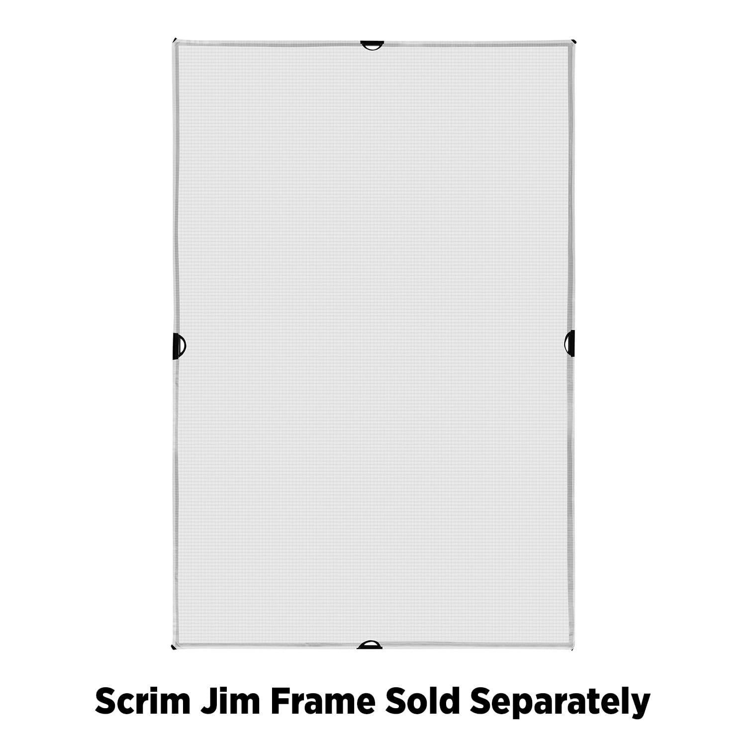 Westcott Scrim Jim Cine 4x6' 1/2-Stop Grid Cloth Diffuser Fabric - Professional Photography & Video Lighting Modifier for Soft, Even Light in Studios and On Location