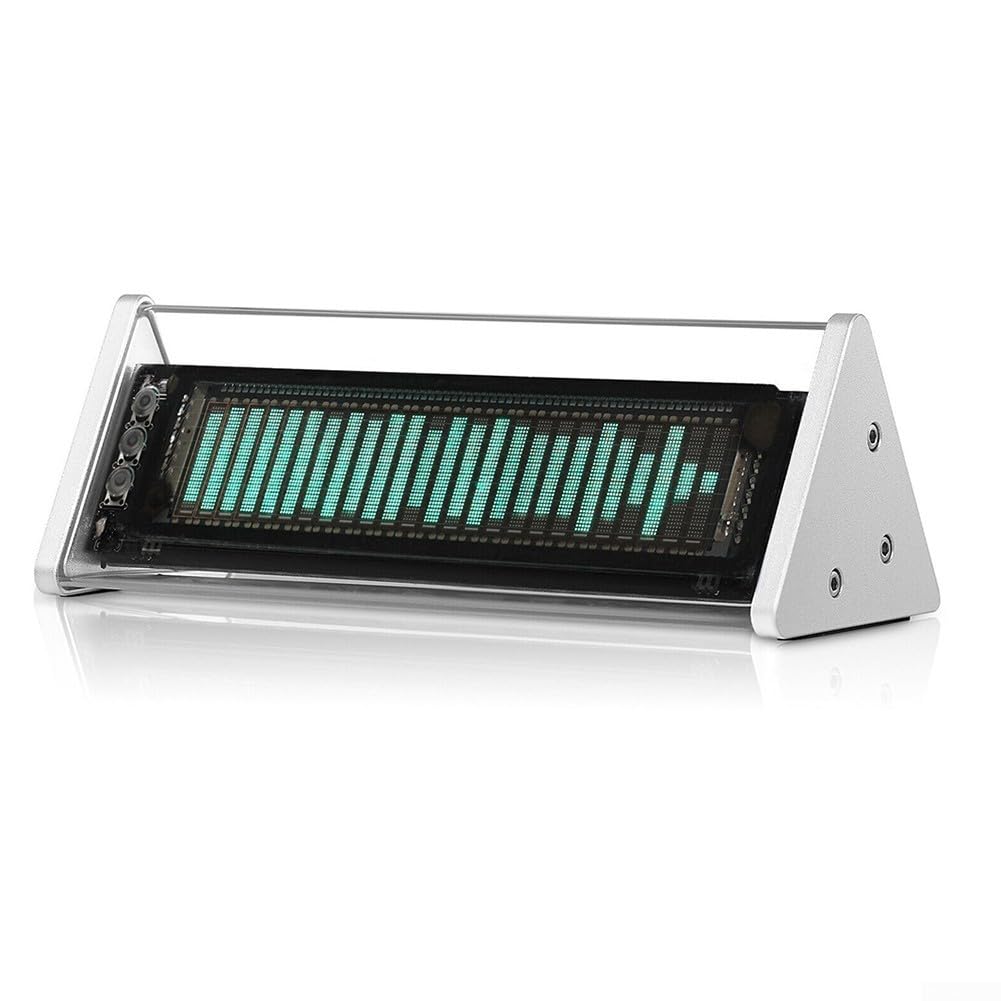Professional VFD Spectrum Sound Level Meter - High Accuracy Noise Measurement Tool with Eye-Catching Silver Design | Perfect for Industrial Testing, Home Noise Monitoring & Workplace Safety Compliance