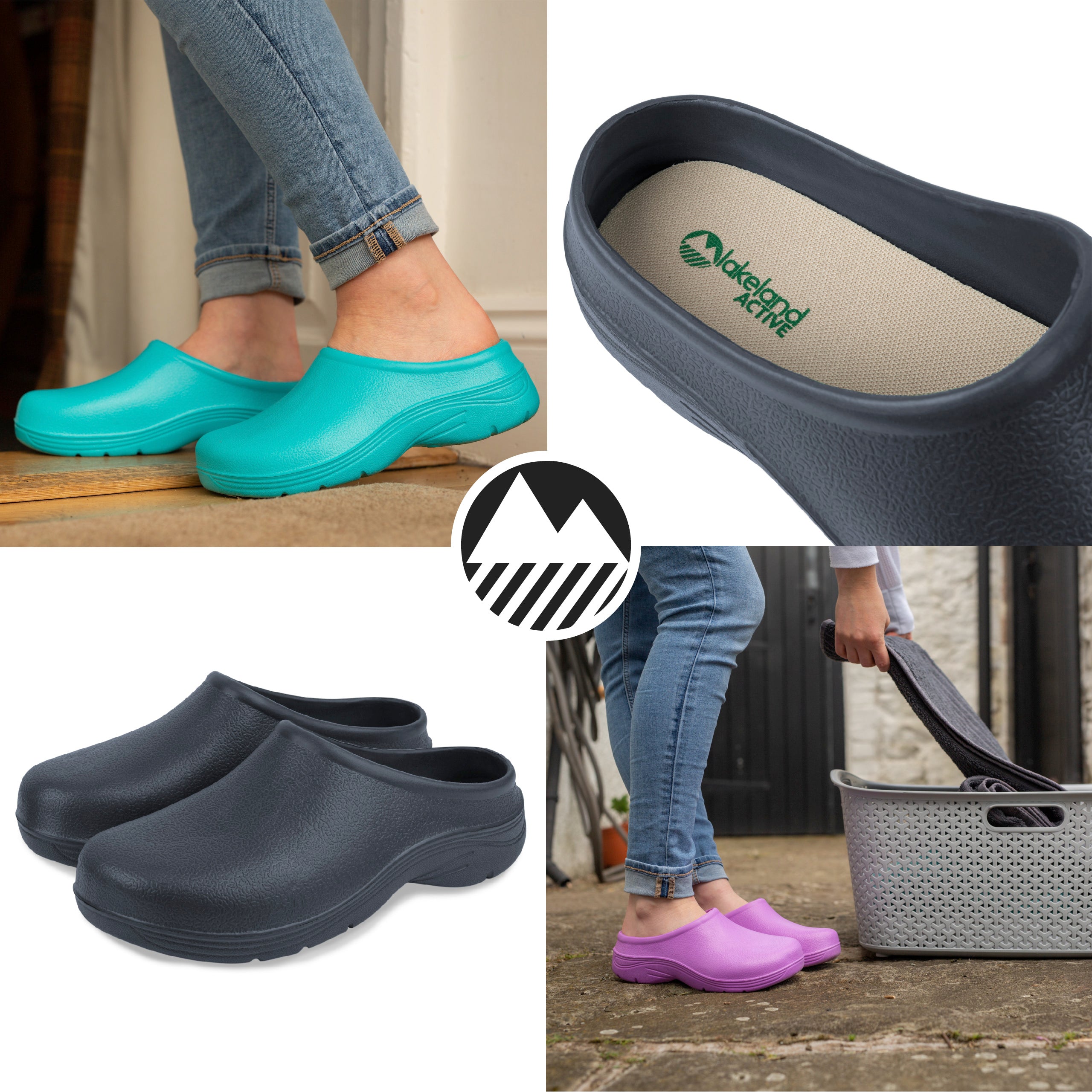 Women's Lorton Garden & Work Clogs - Comfortable Slip-Resistant Shoes for Gardening, Farming & Outdoor Work - Perfect for Yard Work, Landscaping & Wet Conditions