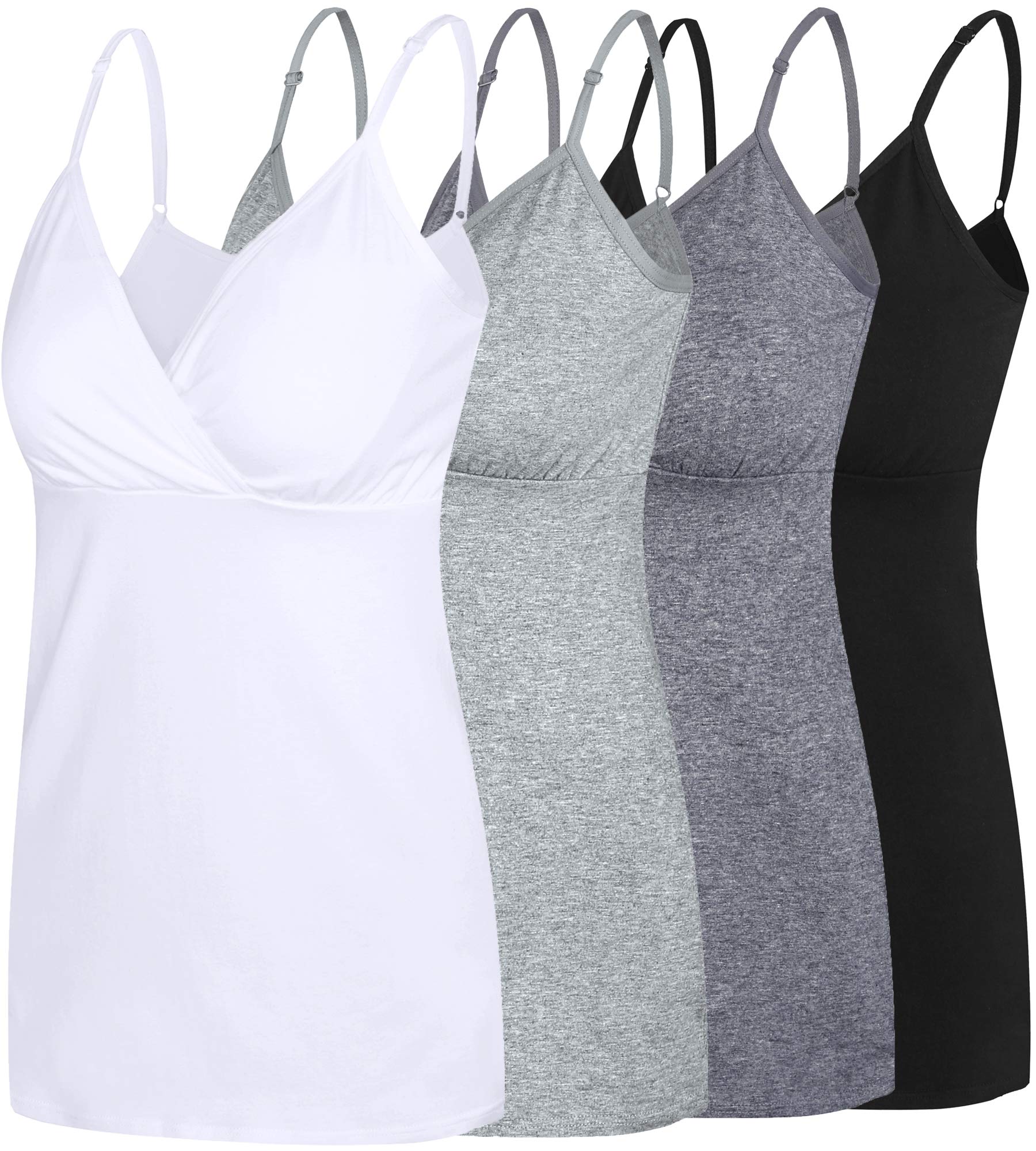 Maternity Nursing Tops & Breastfeeding Tank Shirt - Comfortable Sleep Bra for Pregnant & Nursing Moms - Perfect for Nighttime Feeding, Lounging & Skin-to-Skin Bonding