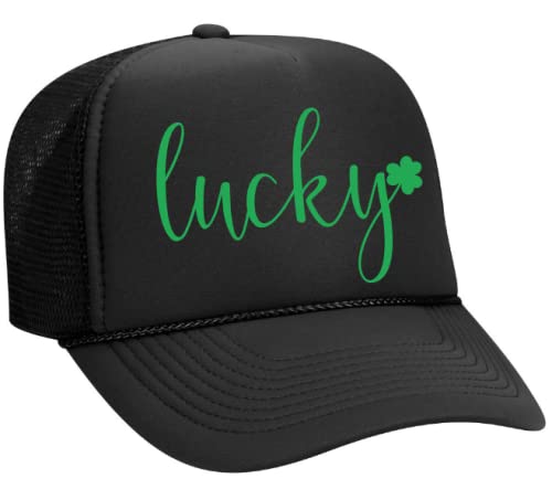 Lucky Trucker Hat for Men & Women - Adjustable Snapback Baseball Cap - Stylish & Comfortable for Outdoor Activities, Sports, and Casual Wear