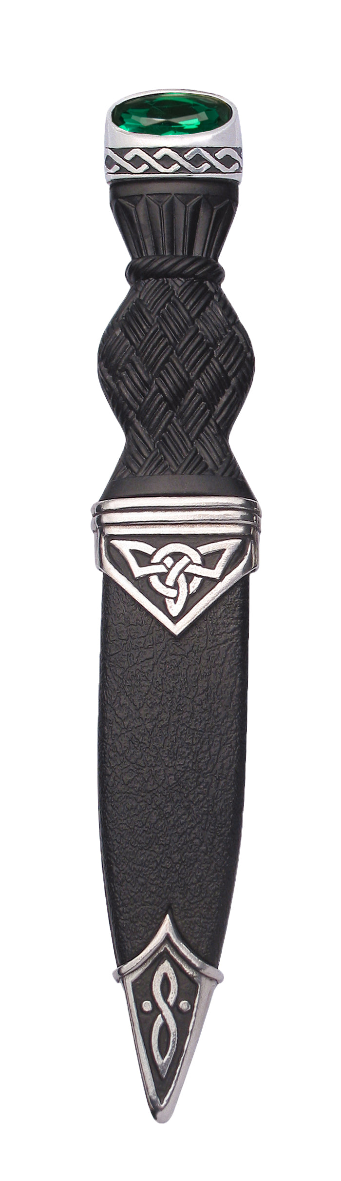 Authentic Celtic Design Sgian Dubh Knife SD36 - Highland Dress Accessory for Weddings & Scottish Events