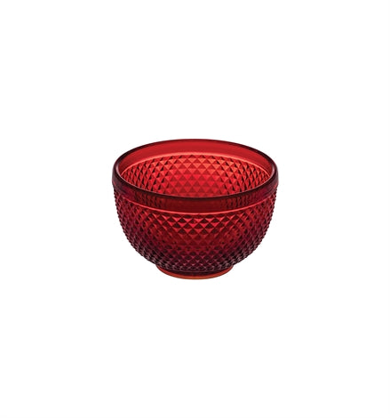 Premium Red Ceramic Bowls - Set of 4 for Serving, Dining & Entertaining | Microwave & Dishwasher Safe | Perfect for Soup, Salad, Pasta & Home Decor