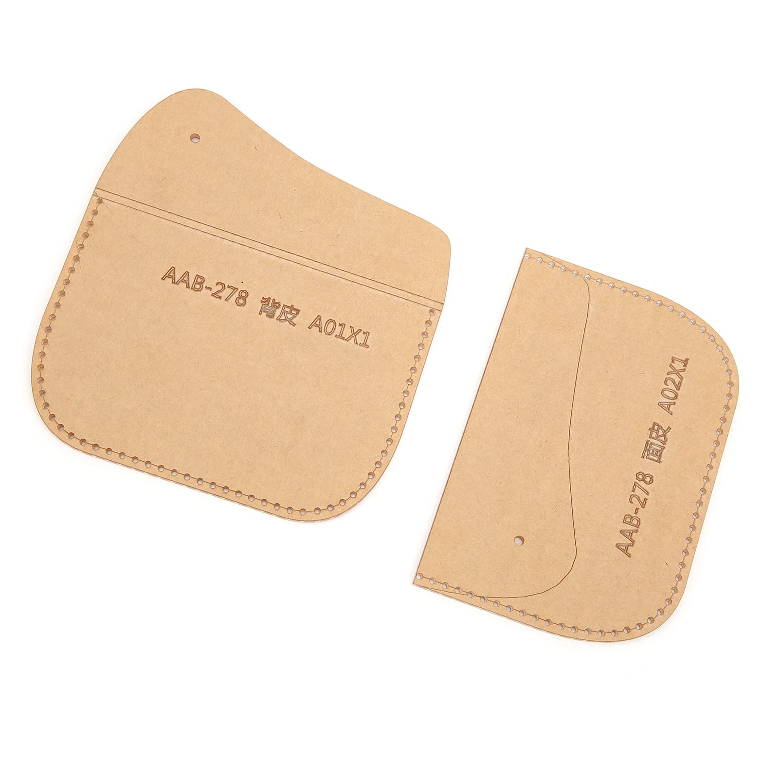 Premium Leather Coin Purse Acrylic Template Set - DIY Wallet Making Kit with Handmade Acrylic Patterns, Kraft Paper & Keychain Accessories | Perfect for Crafting, Gift Making & Leatherworking Projects