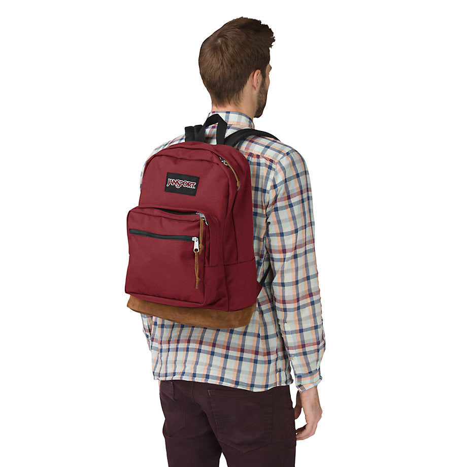 JanSport Right Pack Backpack - Viking Red | Durable School & Travel Backpack for Students & Commuters | Perfect for College, Work & Outdoor Adventures