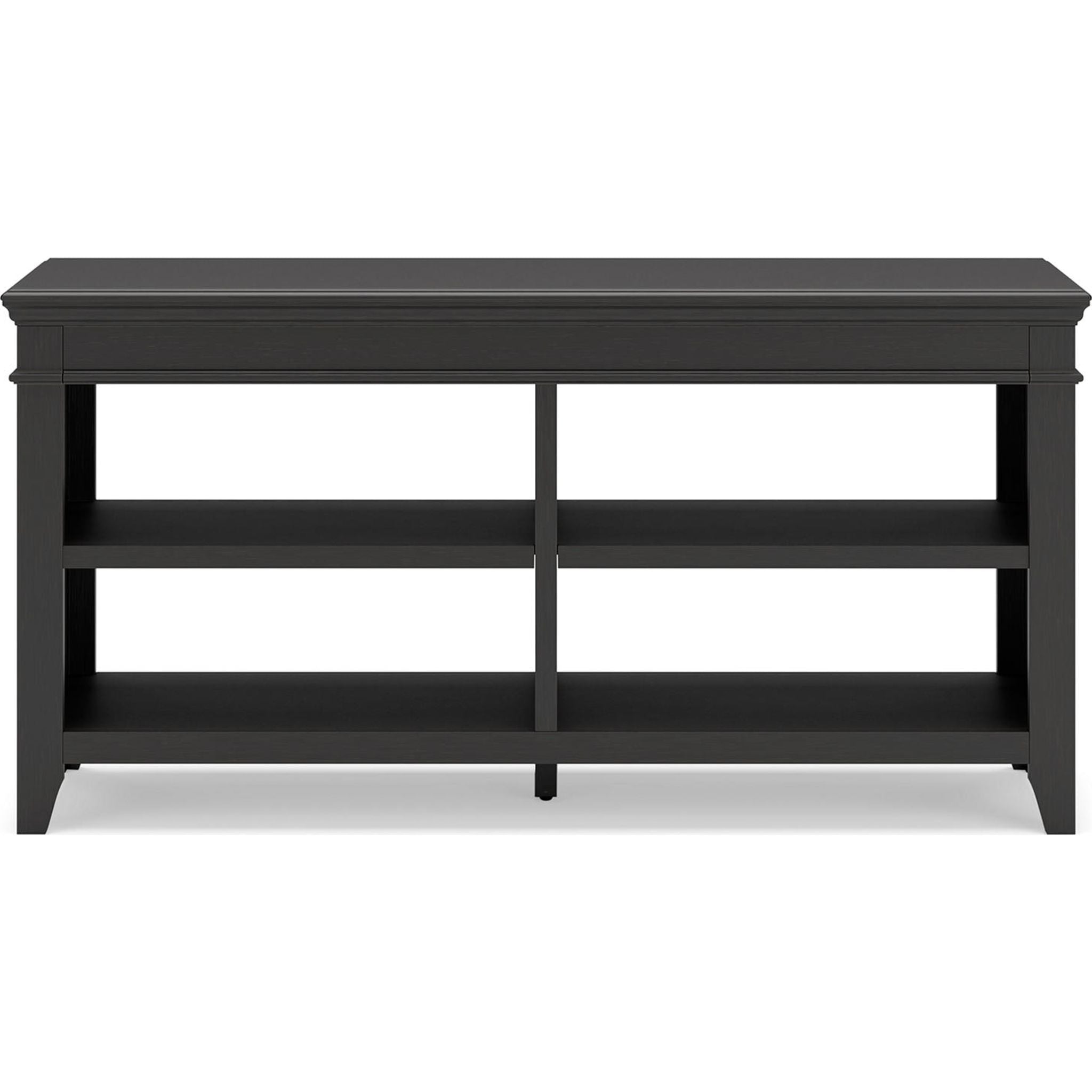 Beckincreek Black Credenza - Modern TV Stand with Storage for Living Room, Bedroom & Office