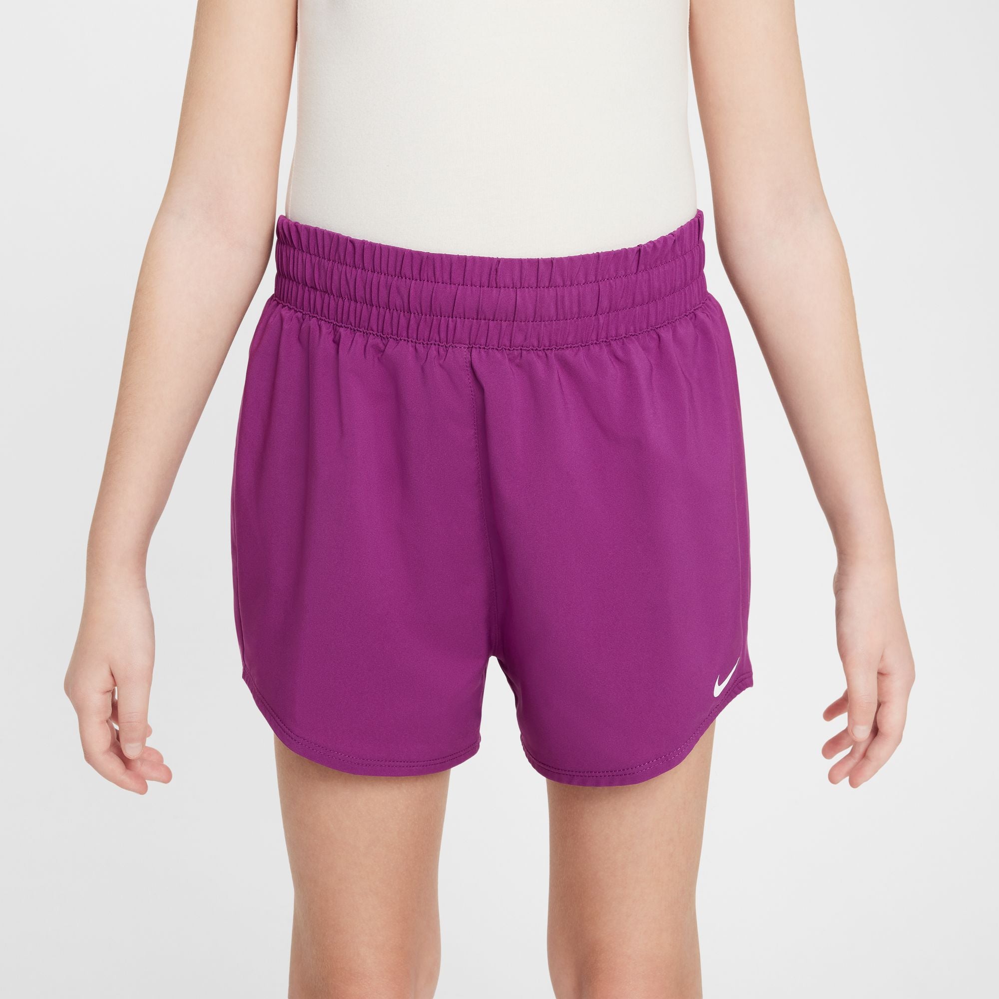 Nike Girls' Dri-FIT High Waisted Woven Shorts - Moisture-Wicking Athletic Shorts for Running, Yoga & Gym Workouts