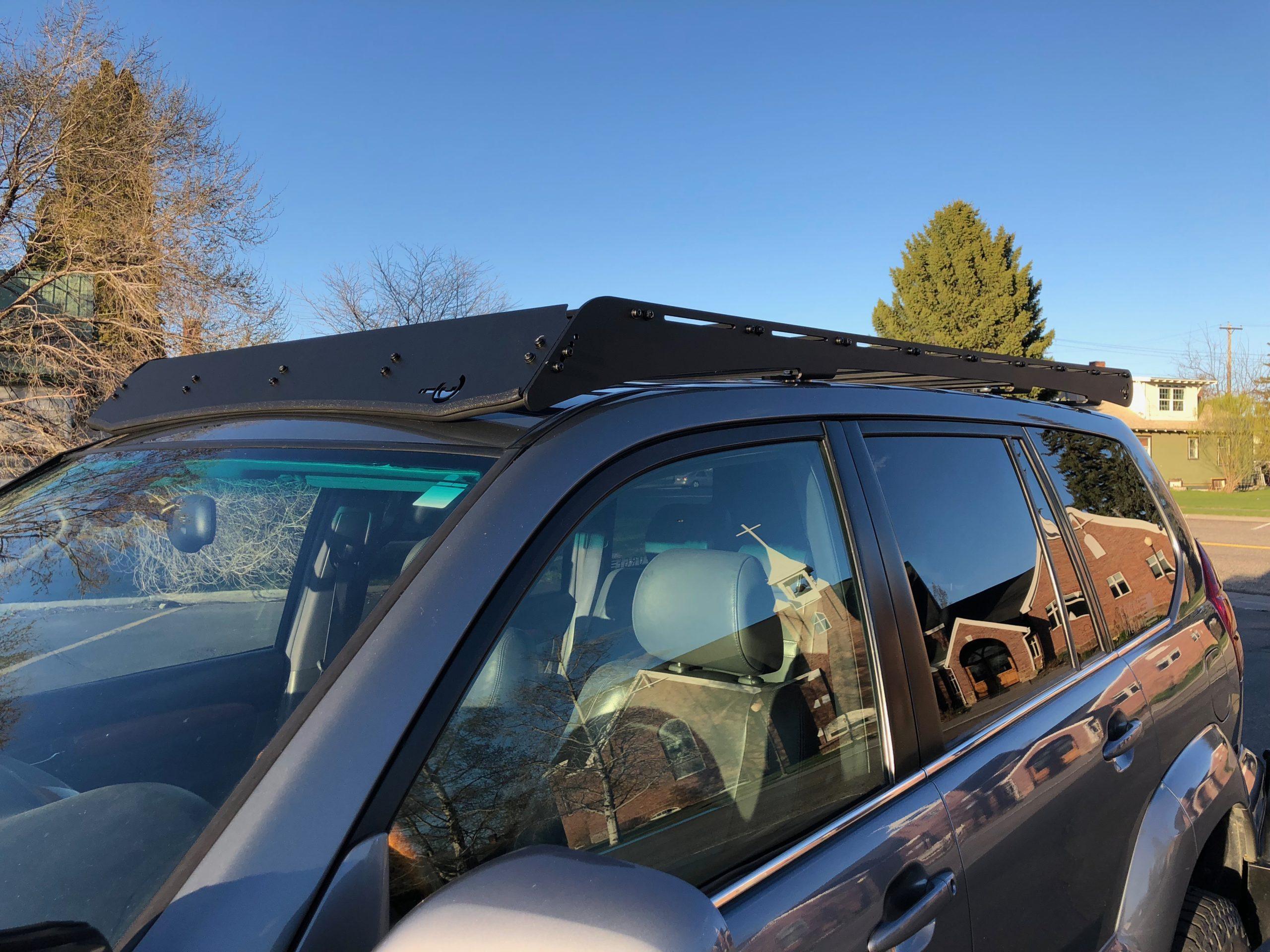 Prinsu Designs Roof Rack for 2003-2009 Lexus GX470 - Heavy Duty Aluminum Roof Rack System for Off-Road Adventures & Outdoor Gear Storage