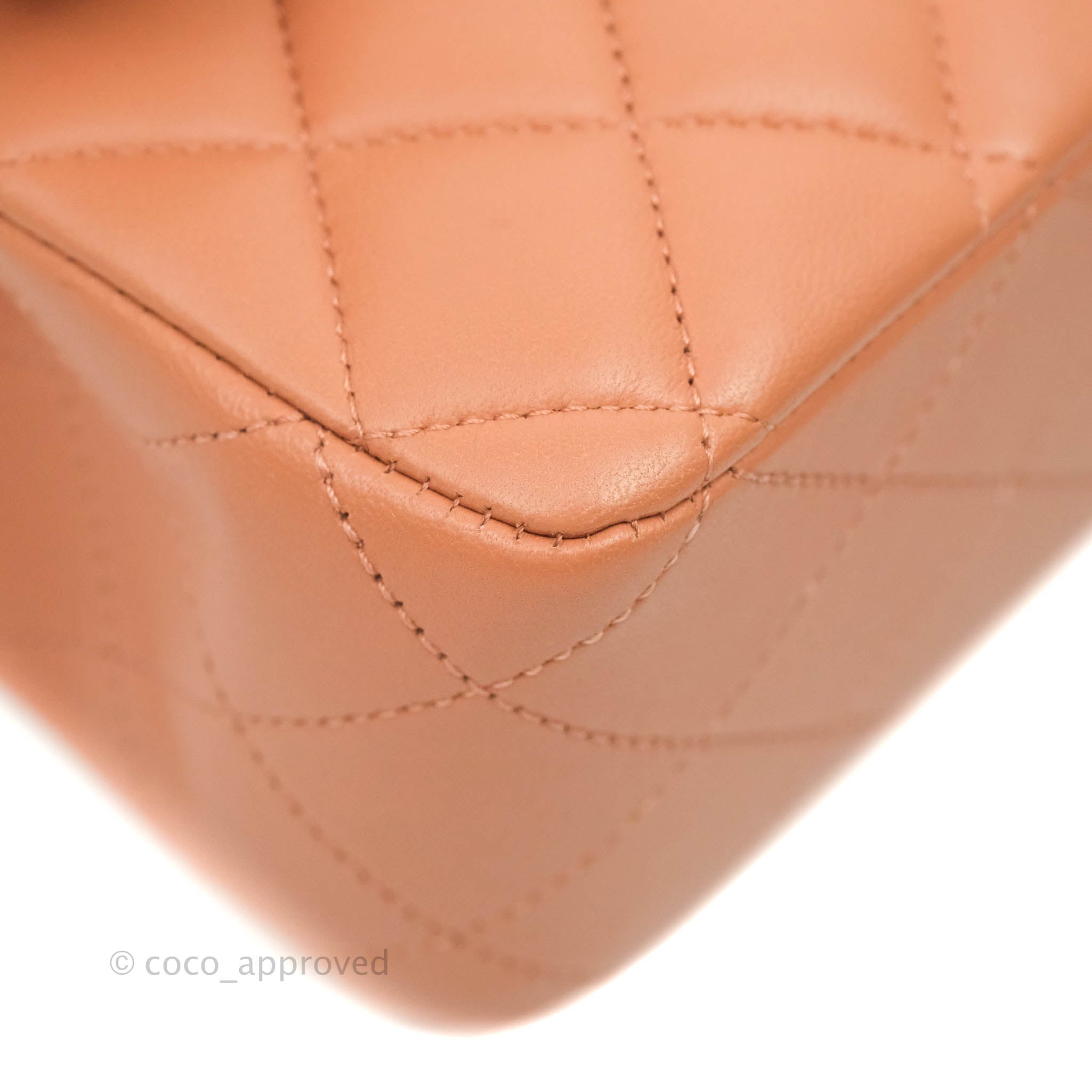 Chanel Classic Medium Double Flap Bag - Dark Beige Lambskin Leather with Gold Hardware | Luxury Designer Handbag for Women | Perfect for Work, Evening Events & Special Occasions
