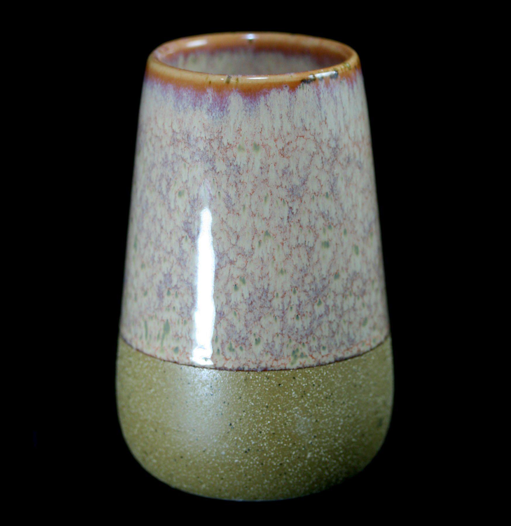 Large Rustic Ceramic Candle Holder - Handmade Farmhouse Decor for Dining Table, Wedding Centerpiece & Home Aromatherapy