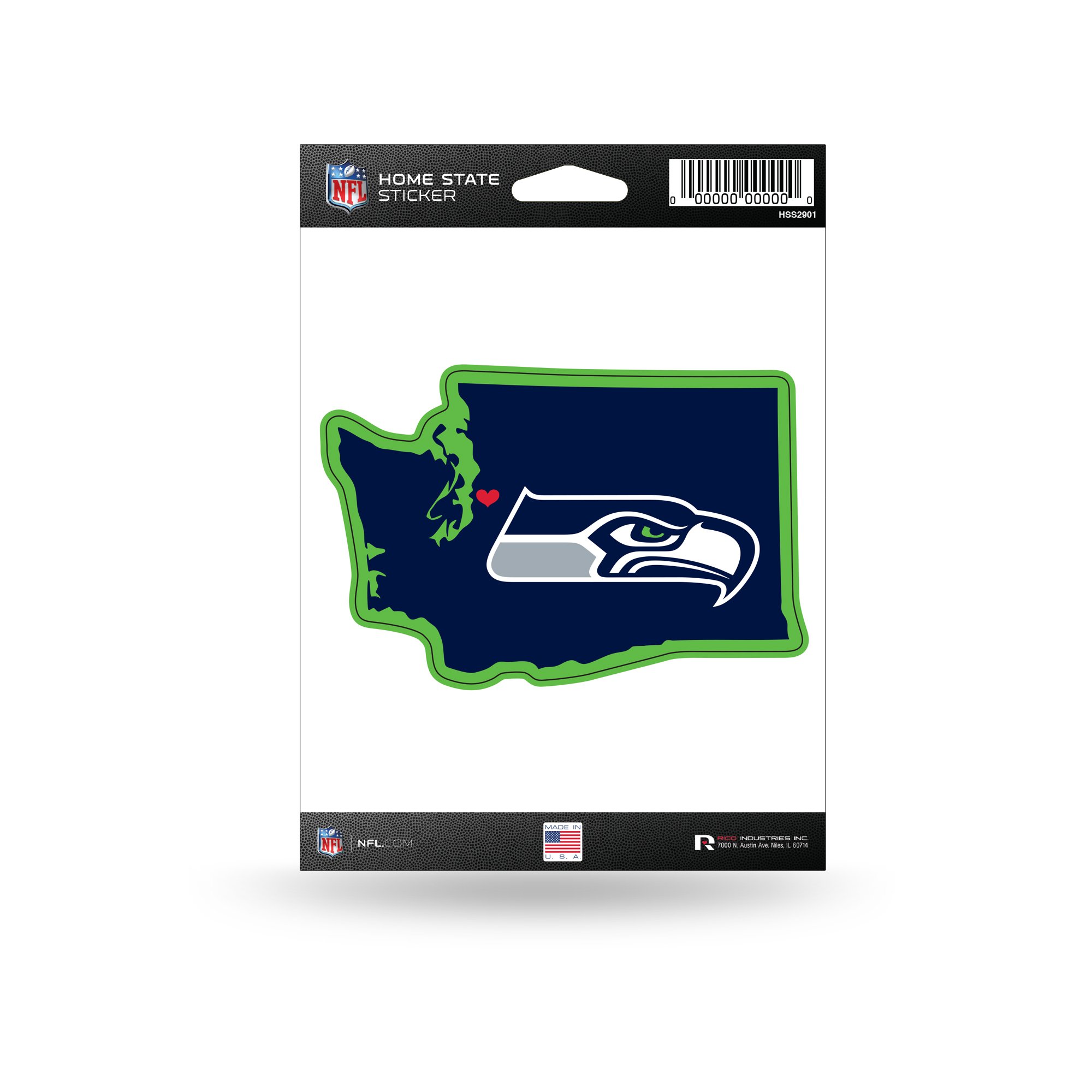 NFL Rico Industries Home State Sticker 5