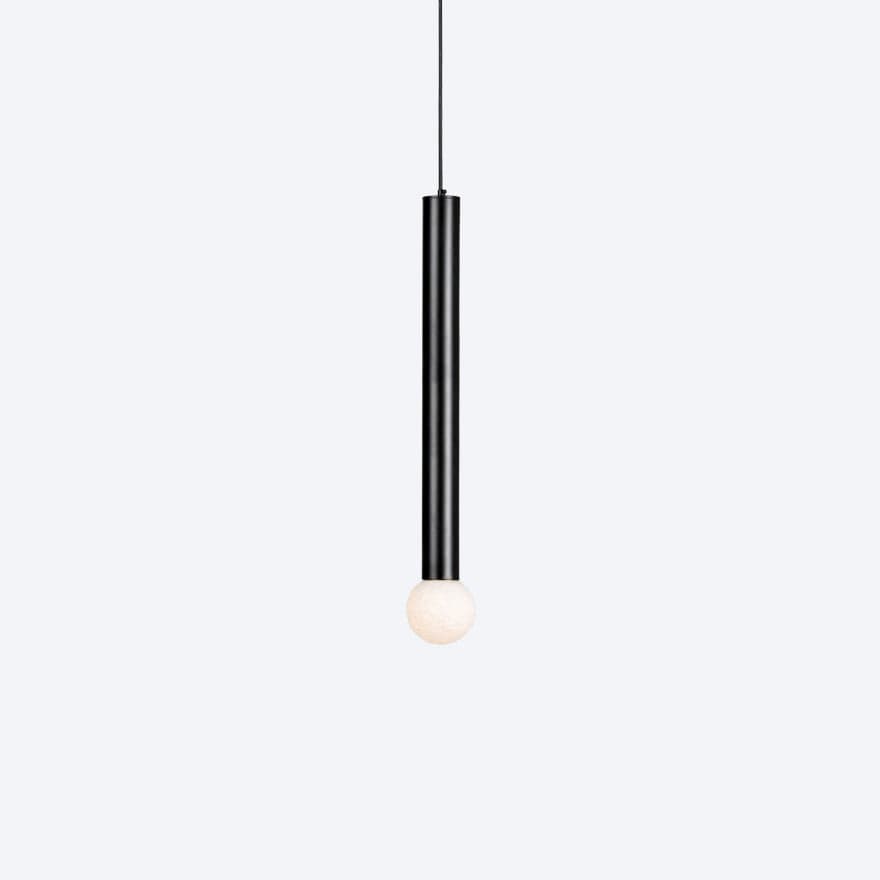 60 LED Tubular Pendant Light - Modern Linear Hanging Fixture for Kitchen Island, Dining Room & Office Lighting