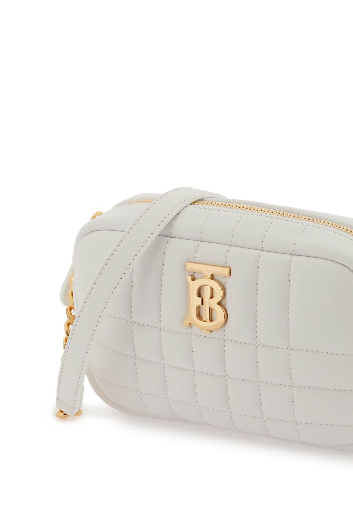 Burberry Quilted Leather Mini Lola Camera Bag for Women - Stylish Crossbody Purse for Everyday Use, Travel & Special Occasions