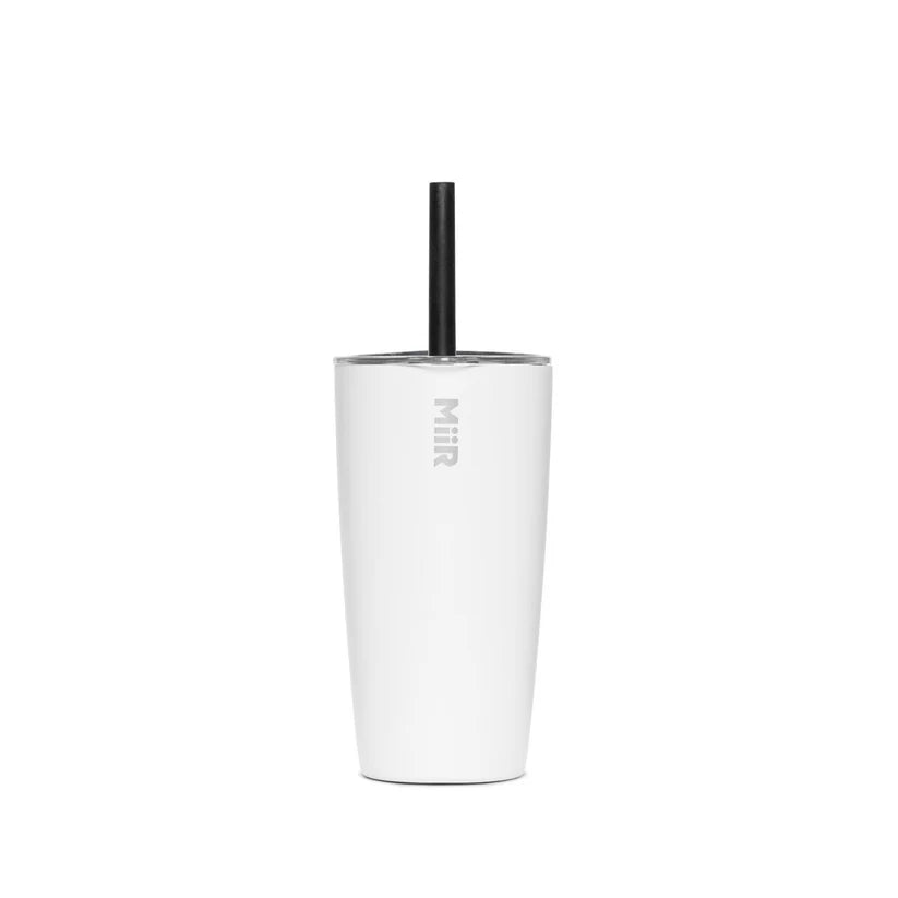MiiR 16oz Stainless Steel Straw Tumbler - Vacuum Insulated, Leak-Proof, BPA-Free - Perfect for Coffee, Tea & Cold Drinks at Home, Office or Travel
