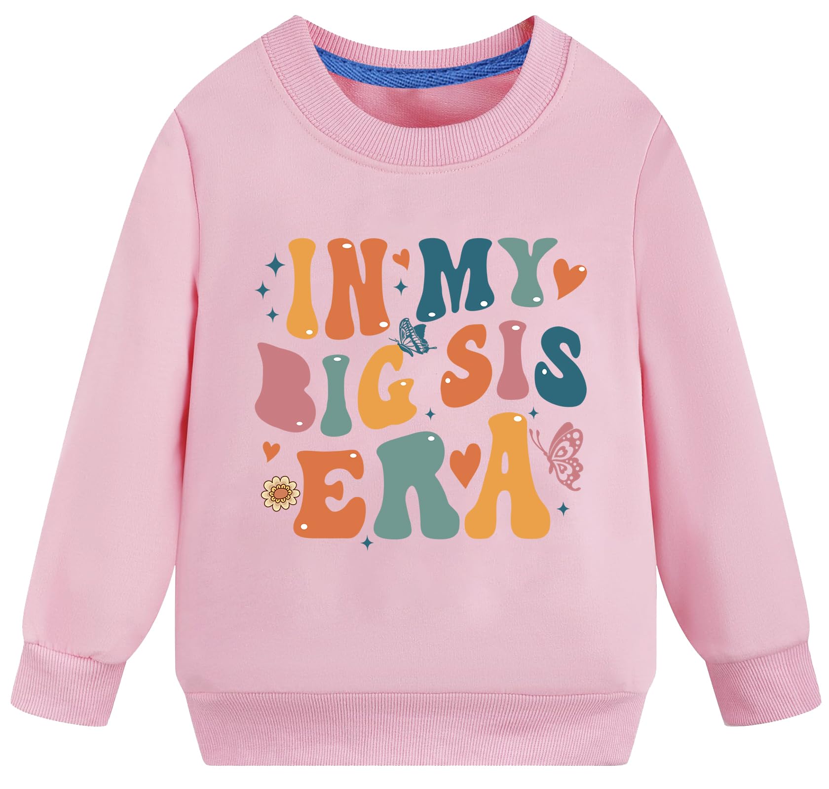Big Sister Sweatshirt for Toddler Girls - Announcement Pullover for Fall