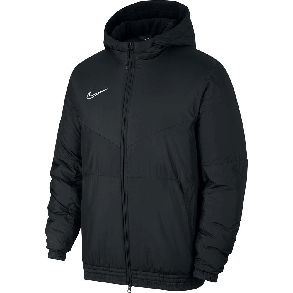 Nike Academy 19 Stadium Jacket for Men - Lightweight Water-Resistant Windbreaker with Zippered Pockets (Black) - Perfect for Running, Training & Outdoor Sports