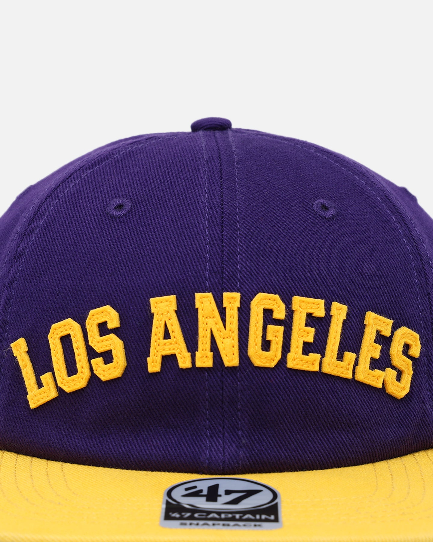 Los Angeles Lakers 'Legacy 47 Captain RL' Snapback Hat - Purple Adjustable Baseball Cap for Men & Women - Perfect for NBA Games, Sports Events & Streetwear Fashion