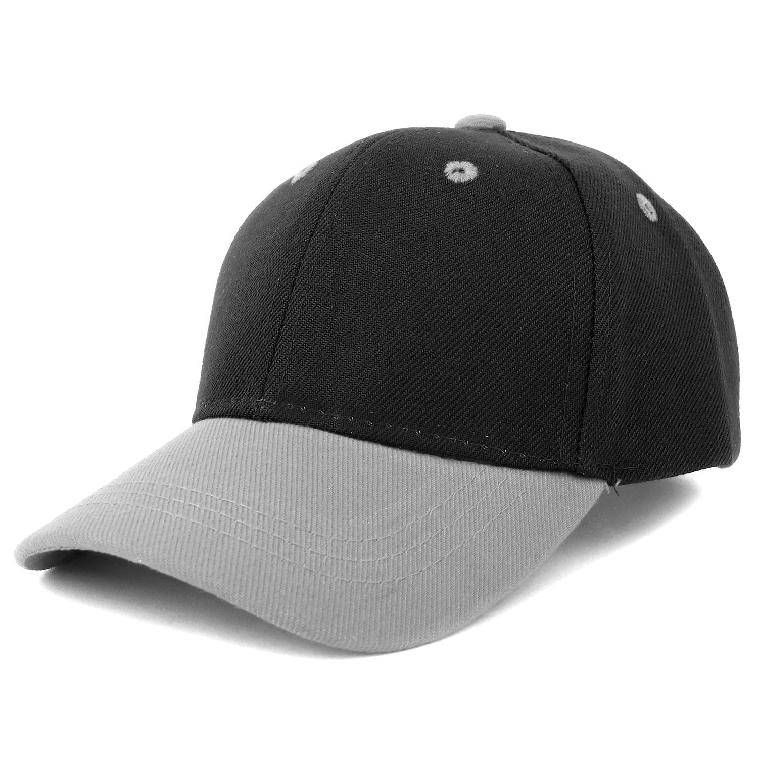 Stylish Two-Tone Structured Baseball Cap for Infants to Youth - Perfect for Sports, Outdoor Play & Everyday Fashion