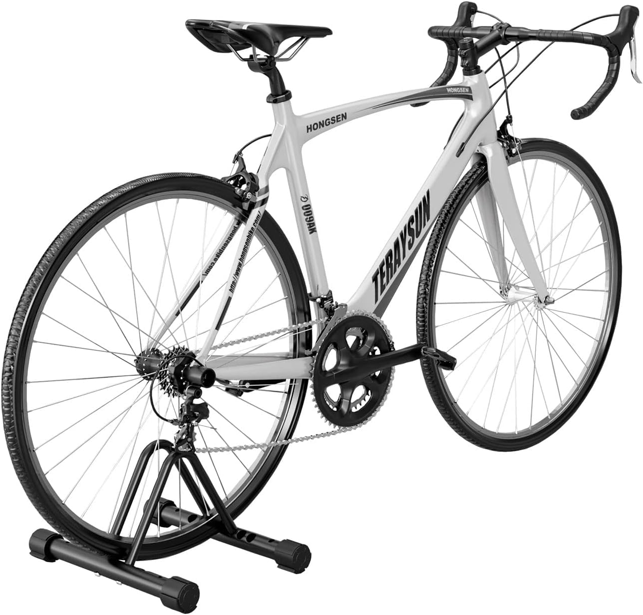 Baisikou Detachable Bike Stand - Adjustable Floor Parking Rack for Mountain, Road & BMX Bikes | Perfect for Garage, Backyard & Outdoor Cycling Storage