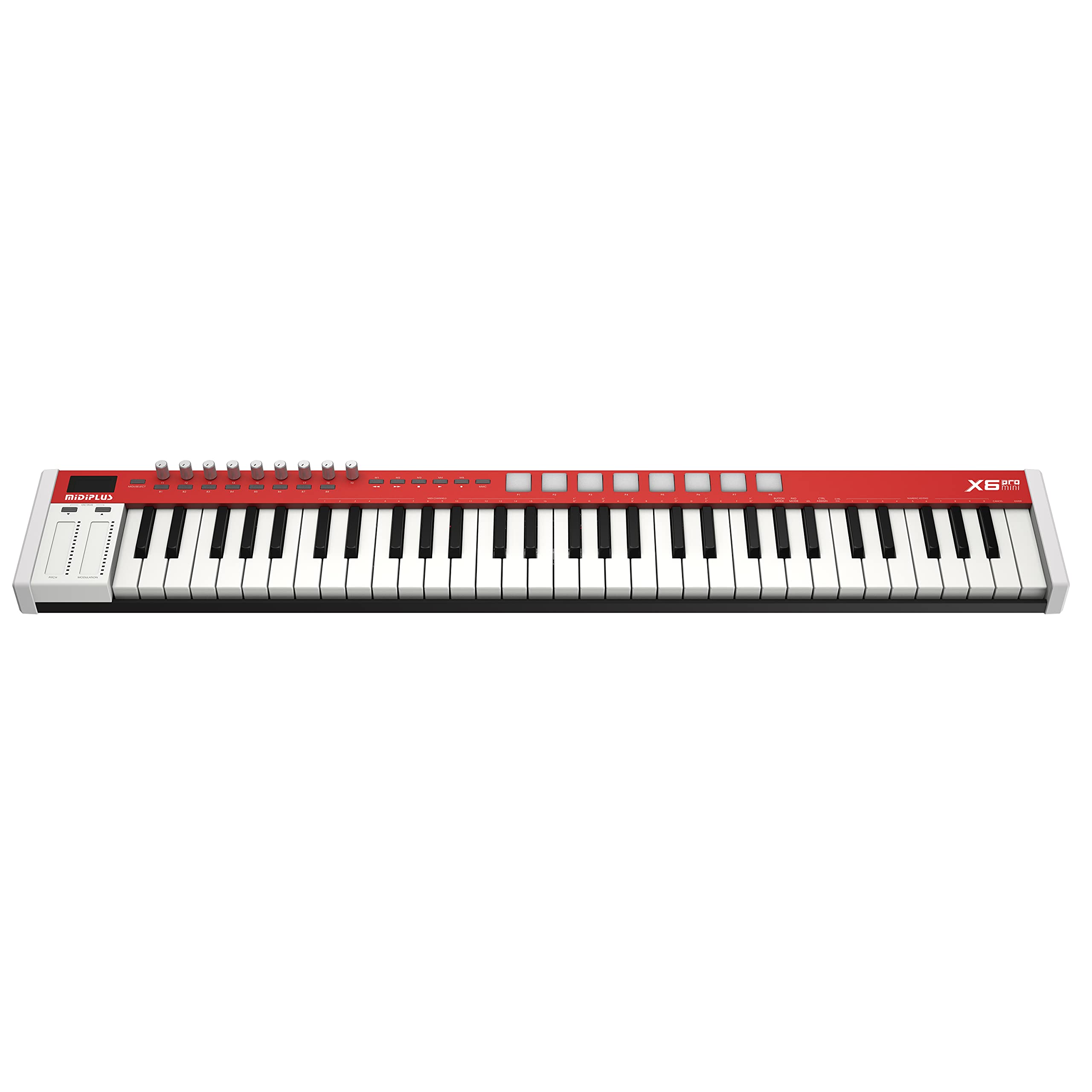 MIDIPLUS X6 Pro Mini USB MIDI Keyboard Controller - 25 Key Portable Music Production Tool for Home Studio, Live Performance & Beat Making