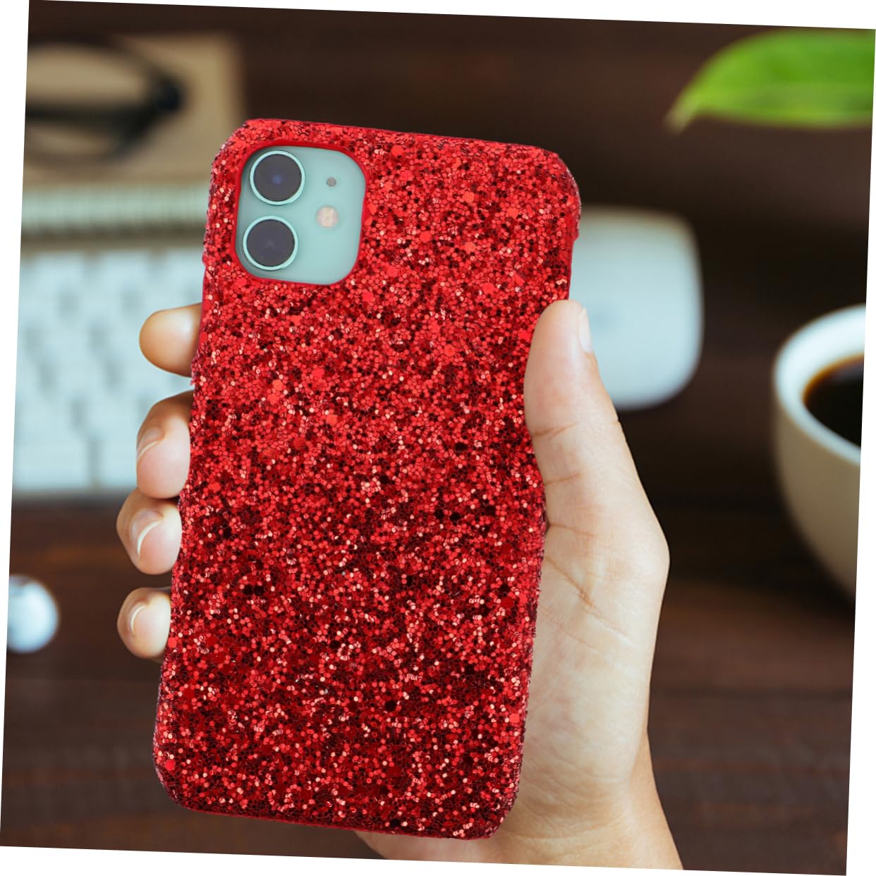 Jojofuny Sparkly Sequin Phone Case for iPhone 11 - Protective Glitter Phone Cover with Pearlescent Finish | Perfect for Parties, Night Out & Special Occasions