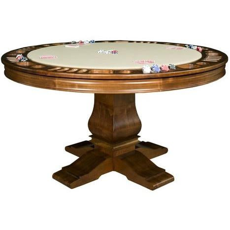 Premium California House Hillsborough Poker Table - Professional Casino Style Card Game Table for Home & Parties - Perfect for Poker Nights, Game Rooms & Entertainment Events