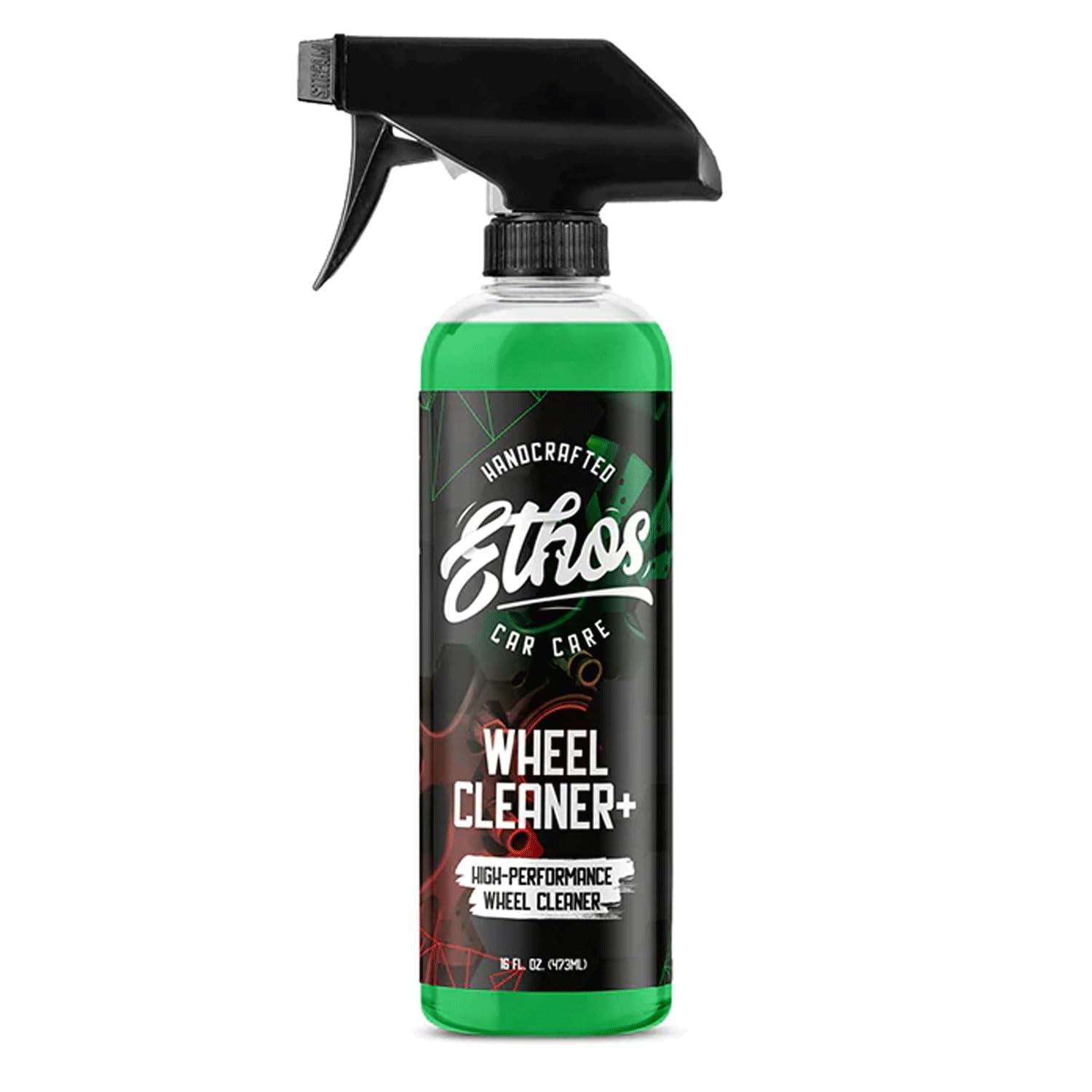 Ethos Wheel Cleaner Spray - Iron Remover for Car Detailing & Brake Dust - Professional Strength Rim Cleaner with Color Change Technology - Safe for All Wheels - Perfect for Daily Cleaning & Auto Maintenance