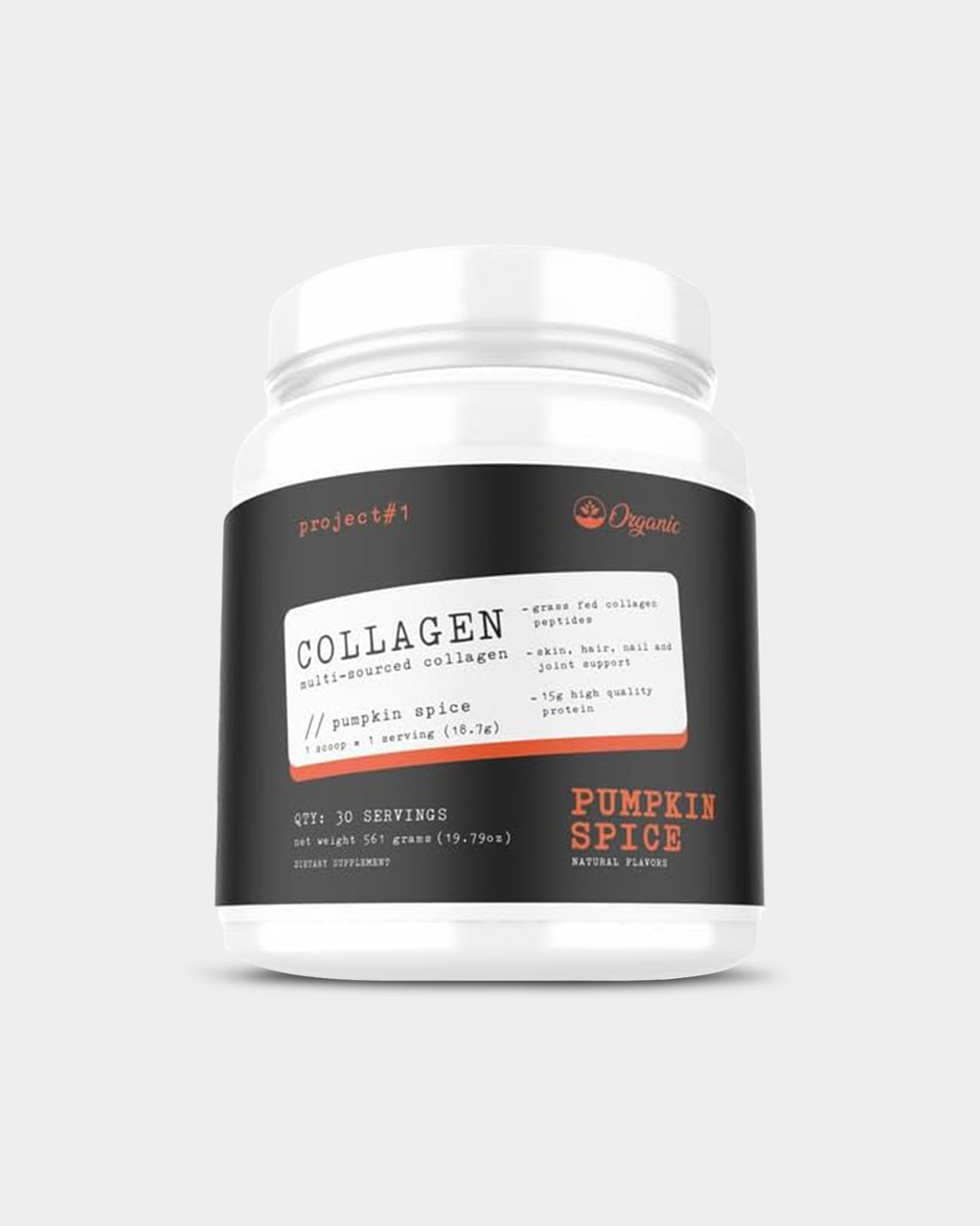 Premium Hydrolyzed Collagen Peptides Powder for Skin, Hair & Nails - Supports Joint Health & Anti-Aging - Unflavored Protein Supplement for Smoothies, Coffee & Baking (Project#1 Nutrition)