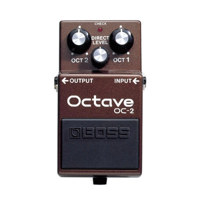 Boss OC-2 Octave Guitar Effects Pedal for Bass & Electric Guitar - Vintage Analog Octaver with True Bypass - Perfect for Live Performances & Studio Recording