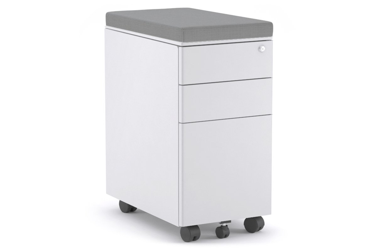 Slim Mobile Pedestal Stand - Adjustable Height Rolling Base for Monitors, TVs & Workstations | Perfect for Office, Home & Studio Use