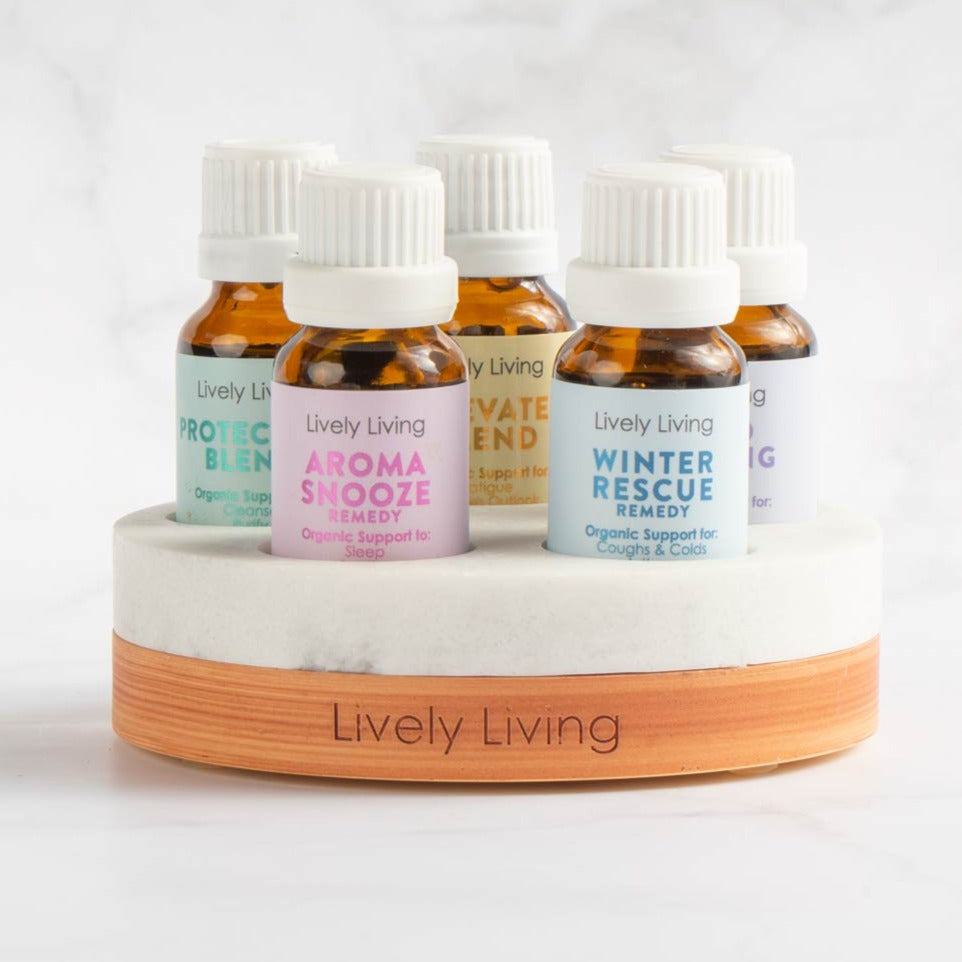 Premium Essential Oil Storage Holder - 12 Bottle Wooden Organizer Box for Aromatherapy Oils - Perfect for Home Spa, Yoga & Relaxation Therapy