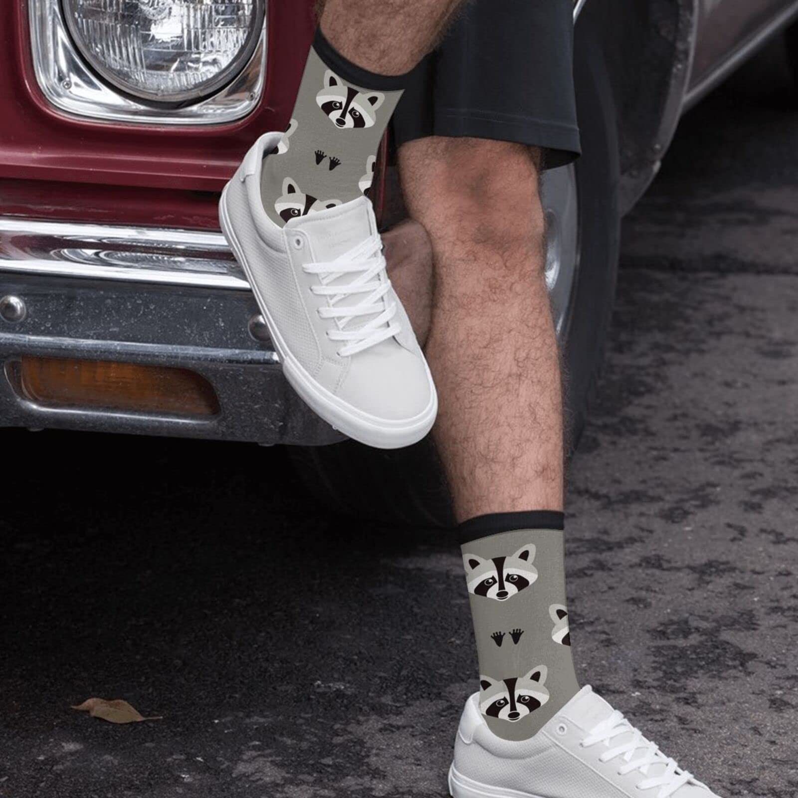 Funny Crazy Novelty Crew Socks for Men & Women - Comfortable Casual Dress Socks for Running, Athletic & Hiking - Perfect for Gifts, Costumes & Everyday Wear