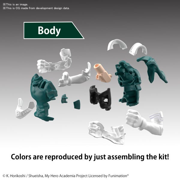 Bandai Entry Grade My Hero Academia Izuku Midoriya Deku Action Figure Model Kit - Perfect for Anime Collectors, Cosplay Props, and Display Decor