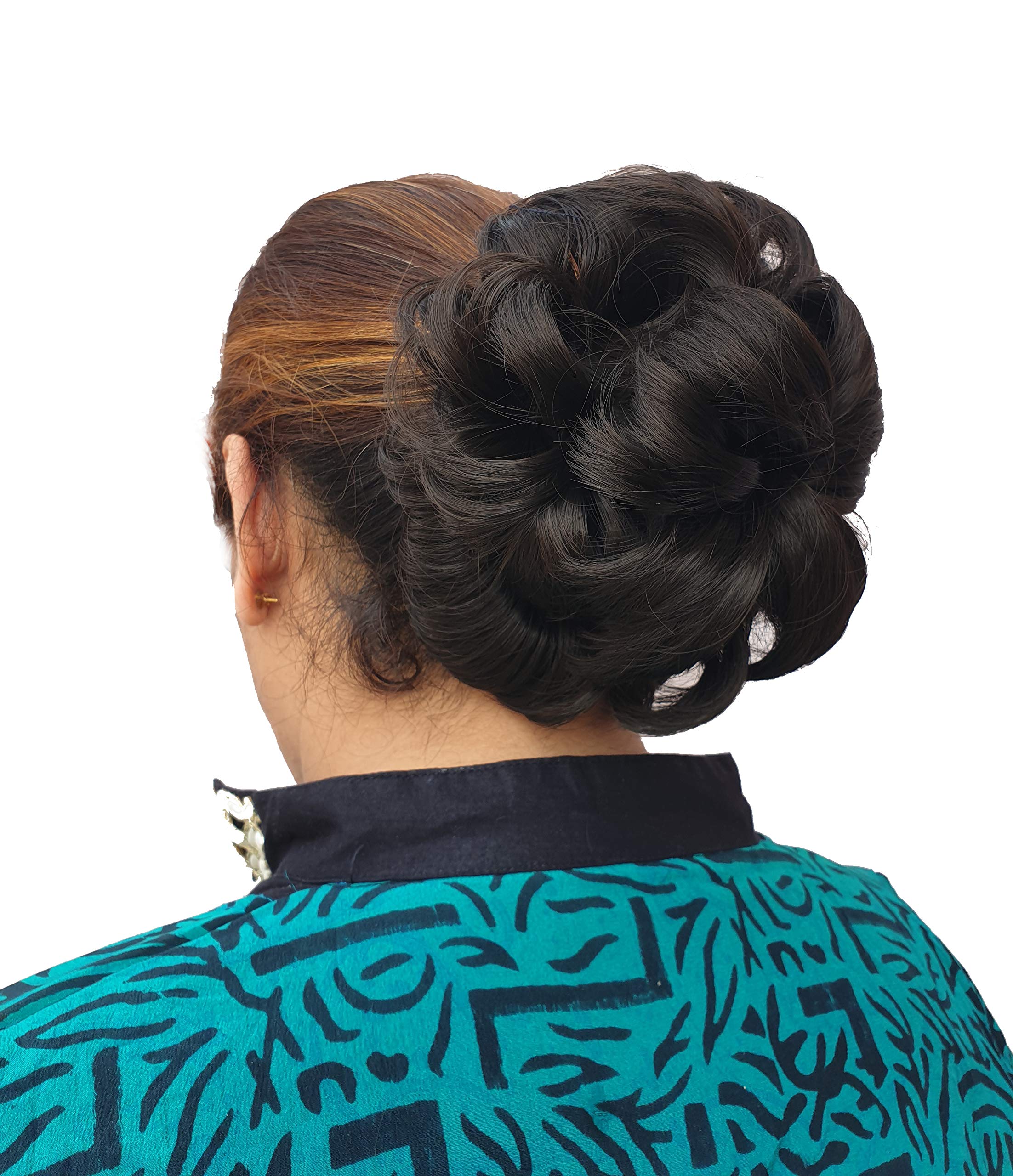 Premium Bridal Bun Maker Hair Accessory - Elegant Juda Hair Bun for Women & Girls (1-Pack, Style M4) | Perfect for Weddings, Prom, and Special Occasions