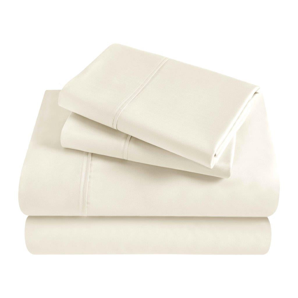 400 Thread Count Modal Beechwood Bed Sheet Set - Ultra Soft, Breathable & Deep Pocket Fitted - Perfect for Luxury Bedding & Comfortable Sleep
