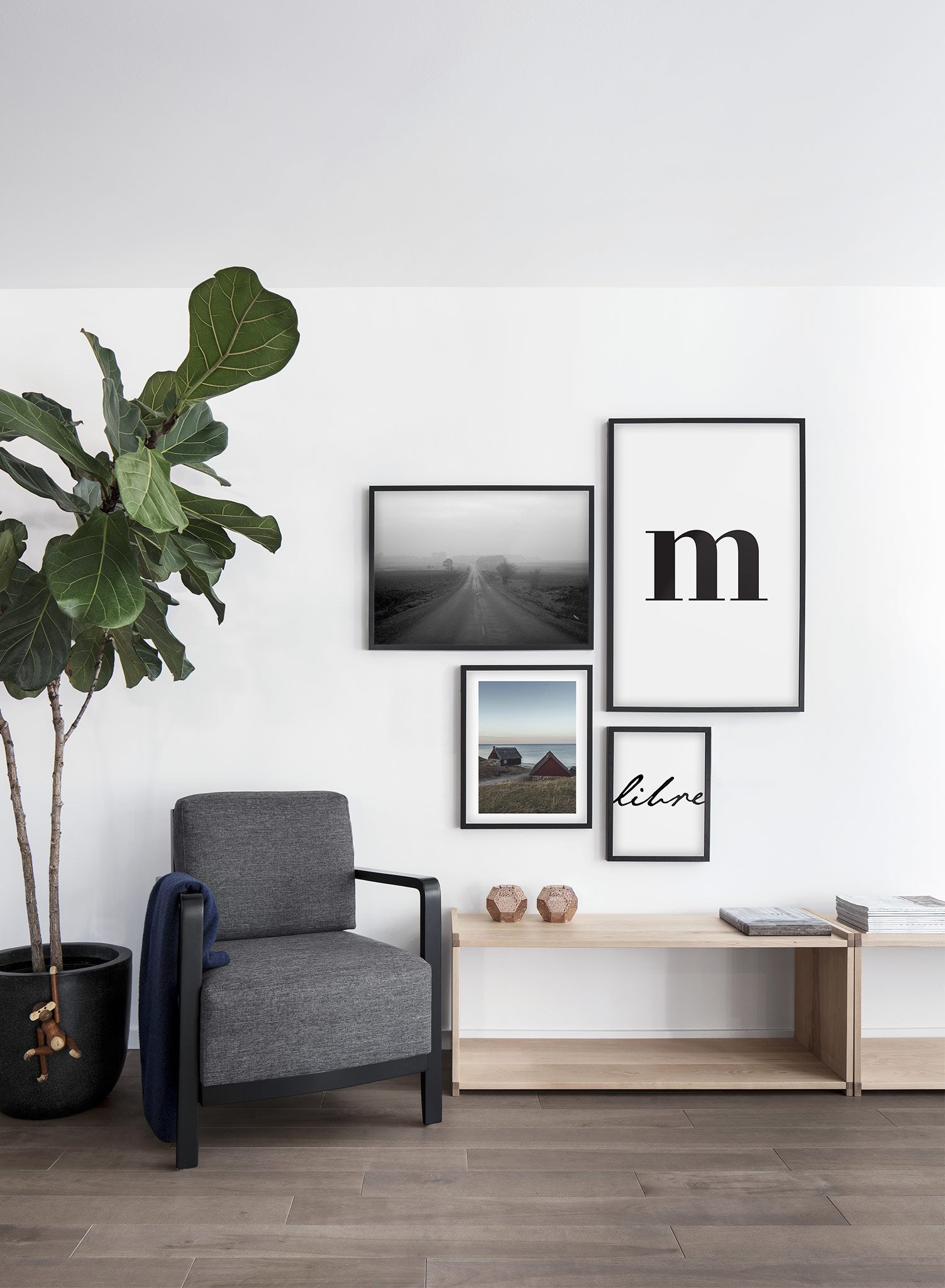 Lowercase Letter M Poster - Alphabet Learning Decor for Kids' Rooms & Classrooms - Perfect for Early Childhood Education & Homeschooling
