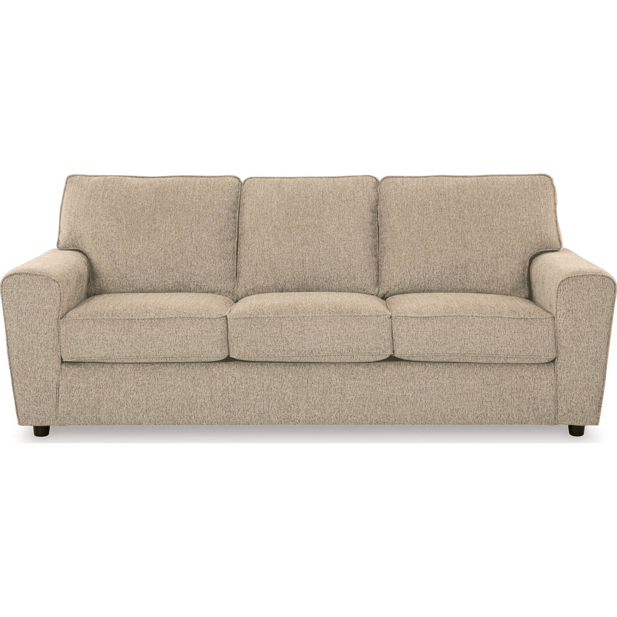 Arlis Sofa Cobalt Blue - Modern Mid-Century Fabric Sofa for Living Room, Lounge & Office - Comfortable & Stylish Home Furniture