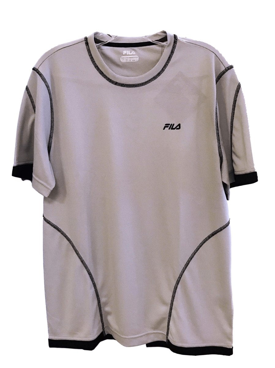 Fila Men's Zero Gravity Crew Neck T-Shirt - Lightweight, Breathable & Comfortable for Casual Wear, Gym & Everyday Use