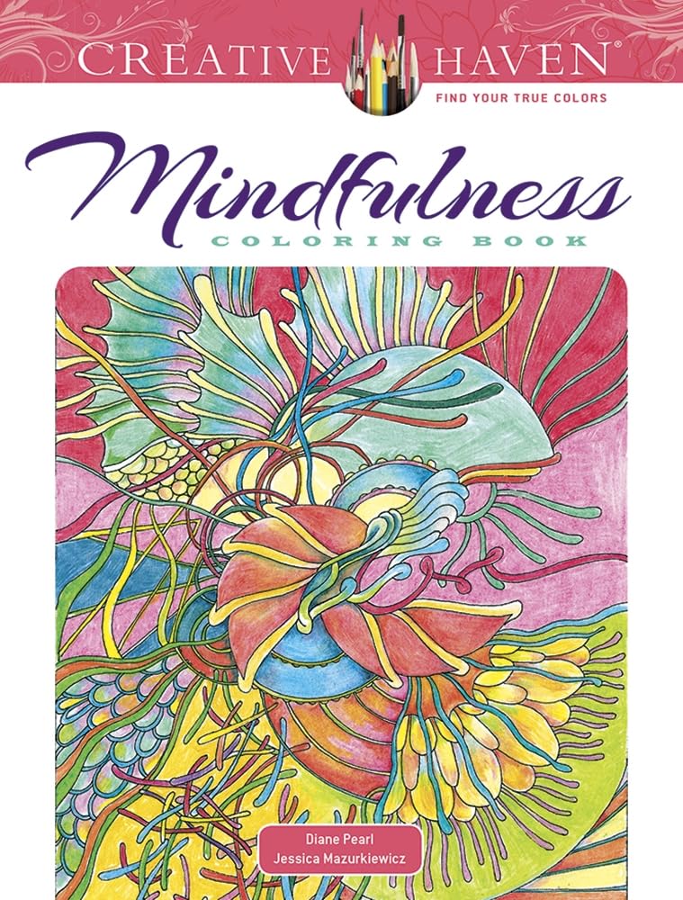 Creative Haven Mindfulness Coloring Book for Adults - Stress Relief & Relaxation | Perfect for Meditation, Art Therapy & Self-Care